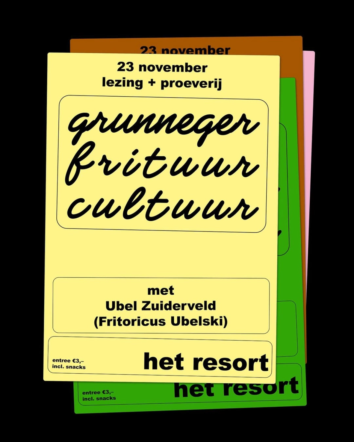 Grunneger Frituur Cultuur met Ubel Zuiderveld, lezing + proeverij